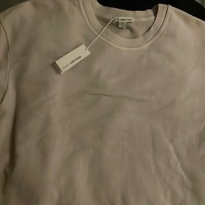 James perse french terry sweat top